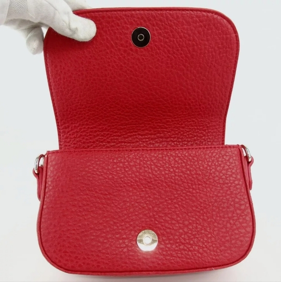 Auth LOVE MOSCHINO Red Crossbody Bag - Picture 5 of 9